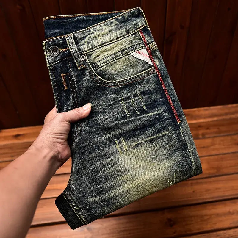 Willy - Washed Out Vintage Slim-Fit Jeans