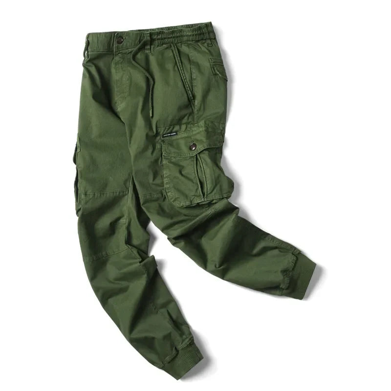 Salute - Elastic Waist Military Jogger Pants