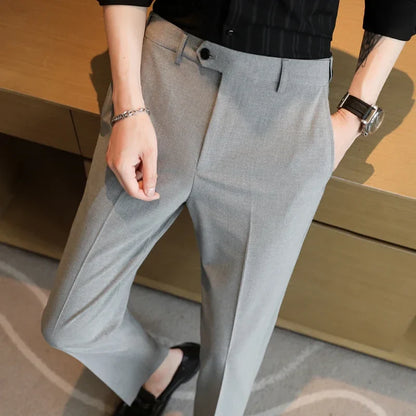 Noffelo - Smart Casual Style Polyester Trousers