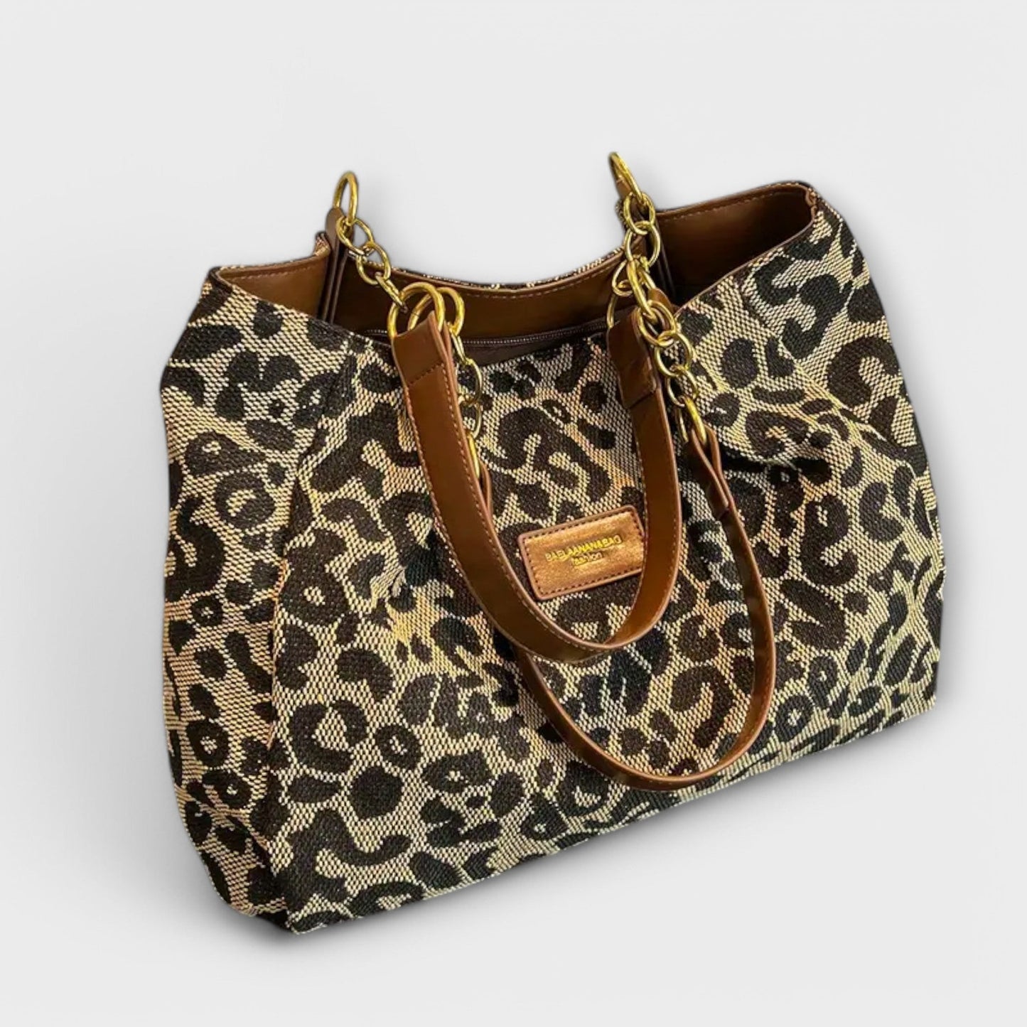A Leopard Canvas Tote