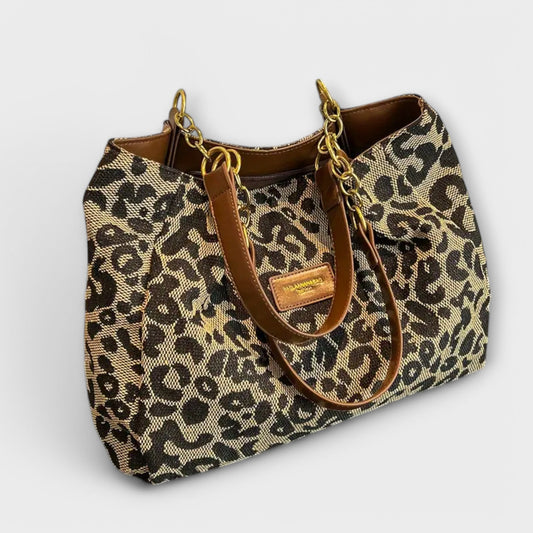 A Leopard Canvas Tote