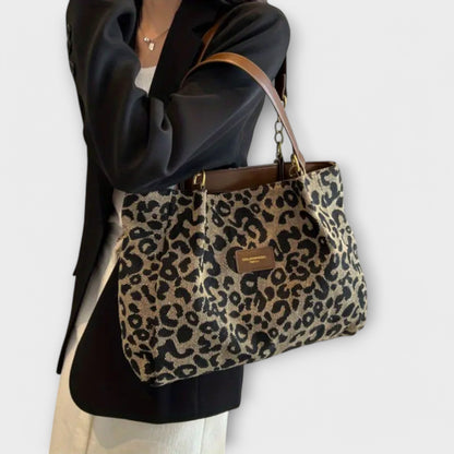 A Leopard Canvas Tote