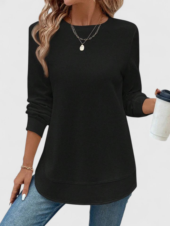 Annabel | Elegant O-Neck Long Sleeve