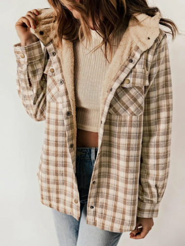 ANNA™ - Chic Plaid Jacket