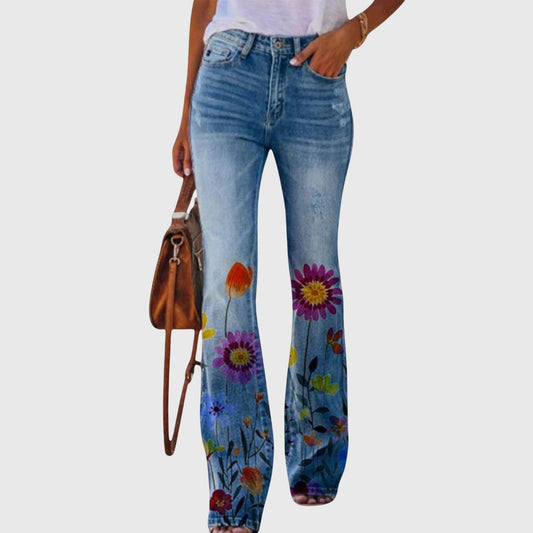 Ann | Floral Print Pants