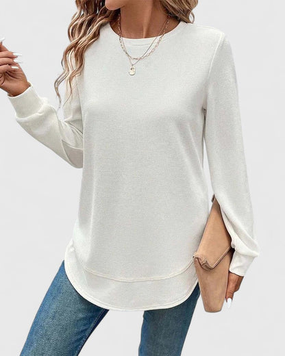 Annabel | Elegant O-Neck Long Sleeve