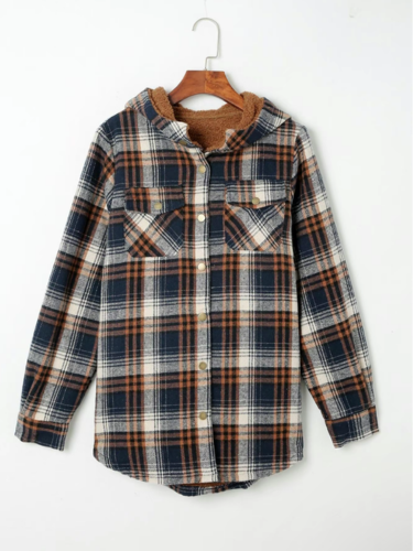 ANNA™ - Chic Plaid Jacket