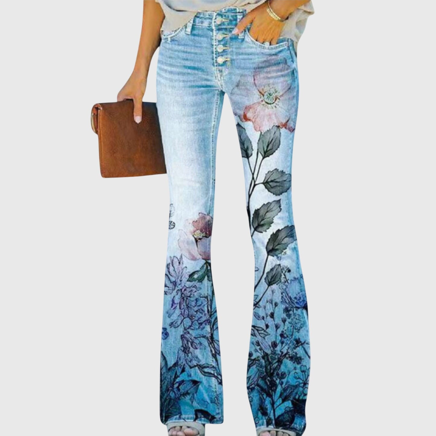Ann | Floral Print Pants