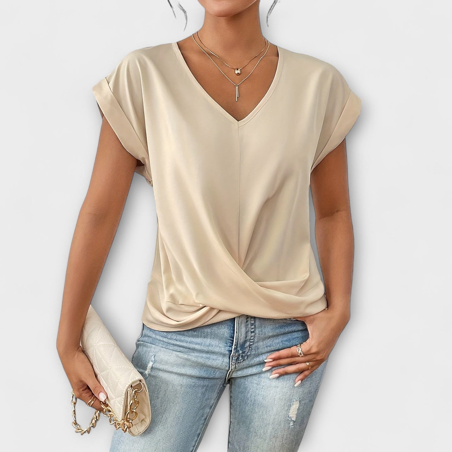Anika | Elegant V-neck Top