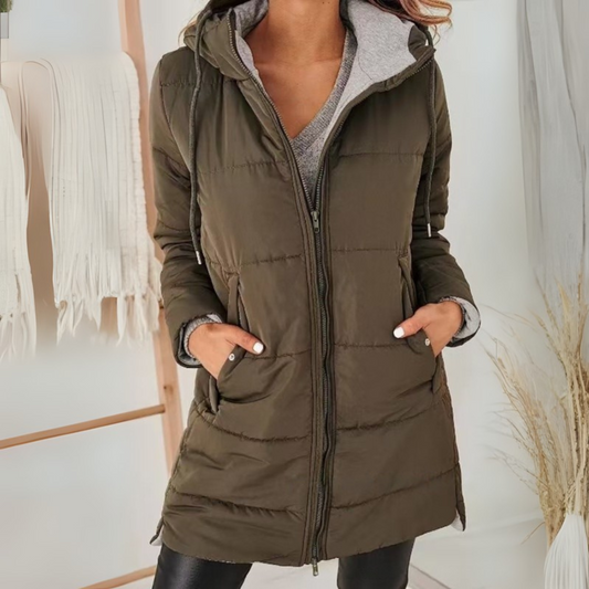 YILIA™ - Casual Hooded Puffer Down Jacket