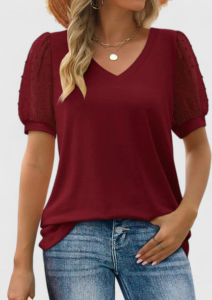 Anne | Comfortable V-Neck Top