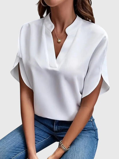Antoinette | Soft and Elegant V-Neck Shirt
