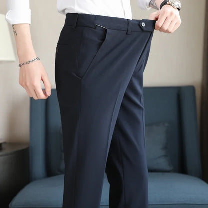 Noffelo - Smart Casual Style Polyester Trousers