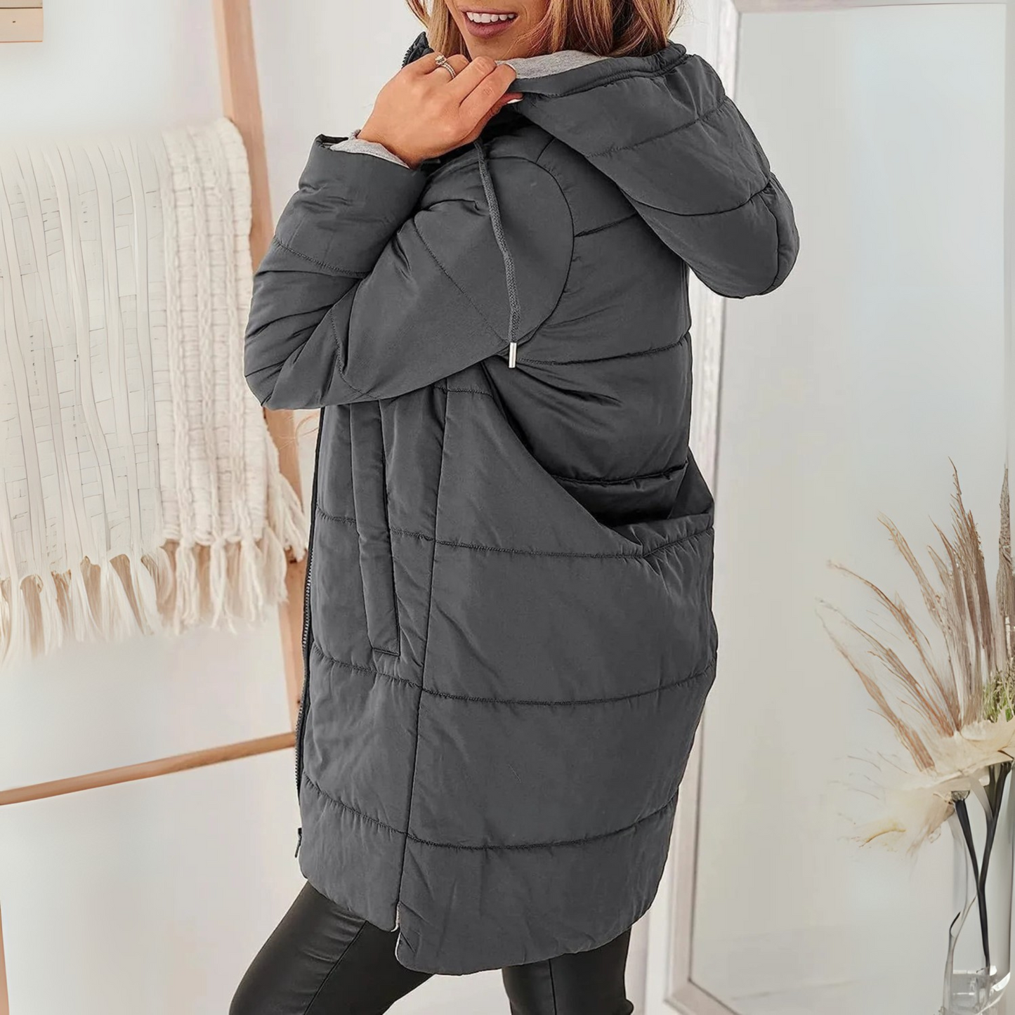 YILIA™ - Casual Hooded Puffer Down Jacket