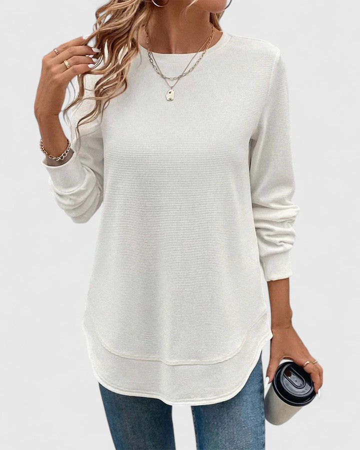 Annabel | Elegant O-Neck Long Sleeve