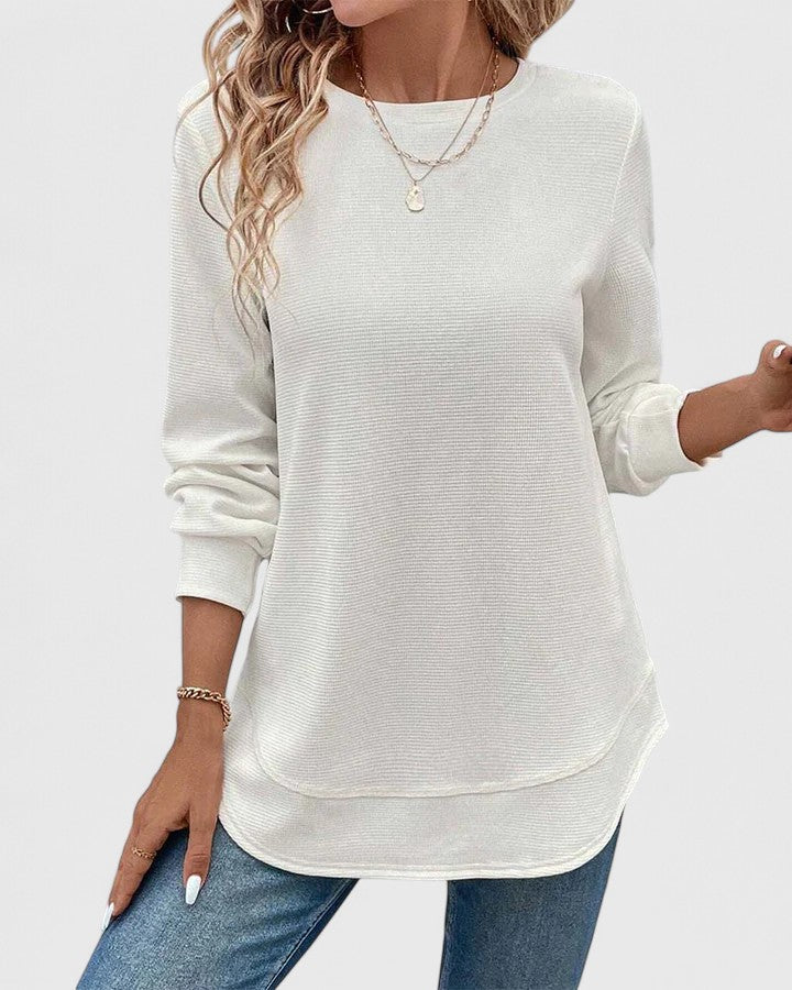 Annabel | Elegant O-Neck Long Sleeve