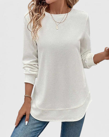 Annabel | Elegant O-Neck Long Sleeve