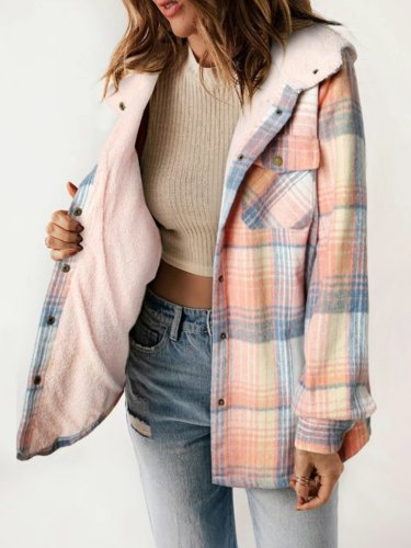 ANNA™ - Chic Plaid Jacket