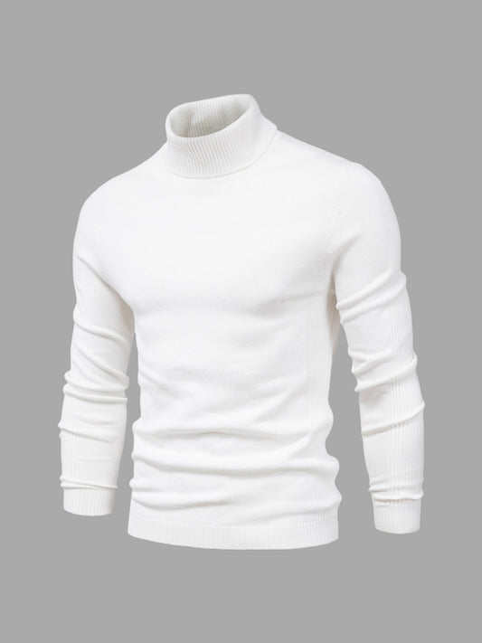 Eilert | Herre Vinter Rullekravesweater med Slim Fit