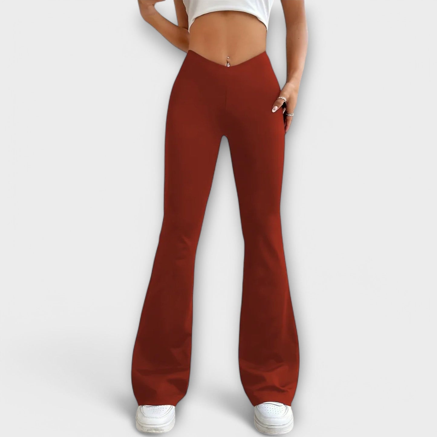 Axela | Relaxed Pants with Flared Leg