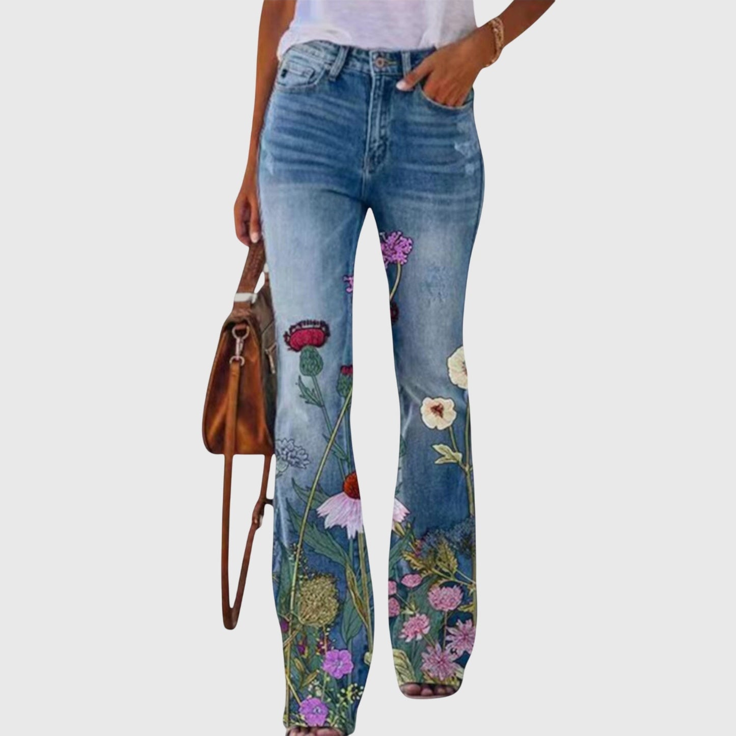 Ann | Floral Print Pants