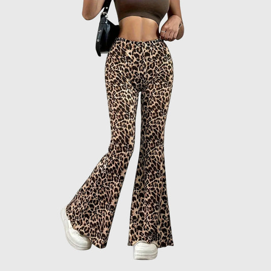Alx | Leopard Bootcut Pants