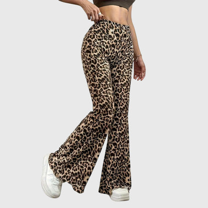 Alx | Leopard Bootcut Pants