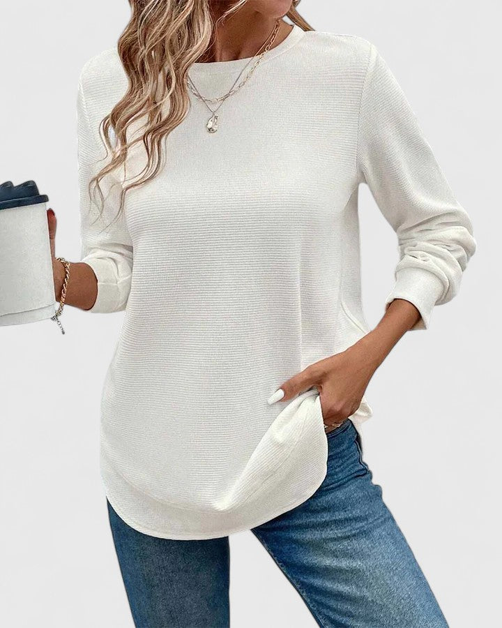 Annabel | Elegant O-Neck Long Sleeve
