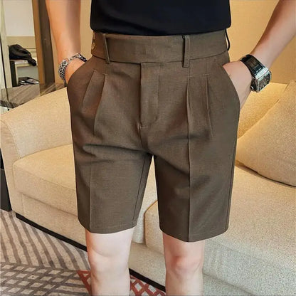 Falluto - Belt Design Trouser Shorts