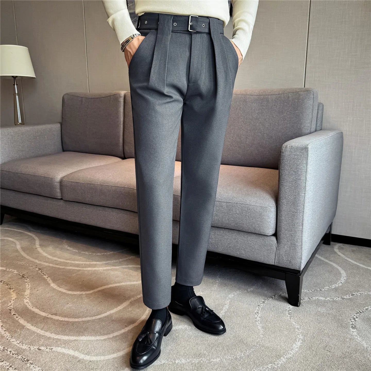 Tommy - Pleated Dress Trousers