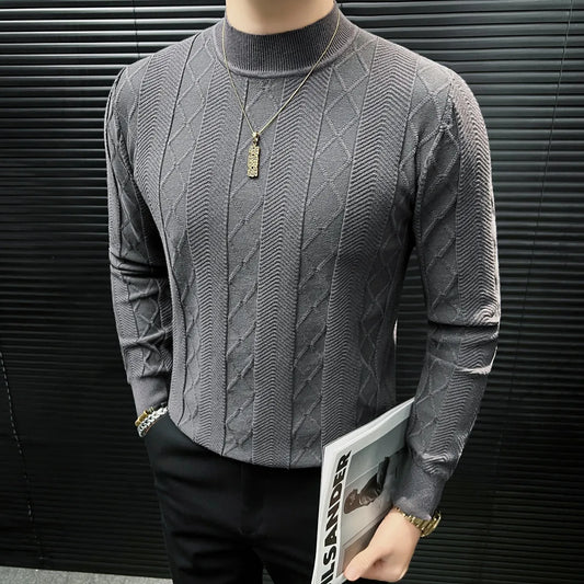 Diamond - Jacquard Knit Sweater