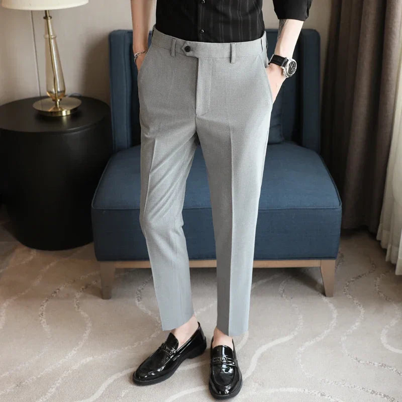 Noffelo - Smart Casual Style Polyester Trousers