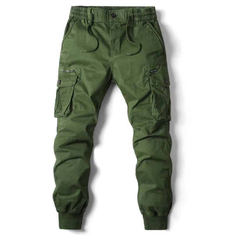 Salute - Elastic Waist Military Jogger Pants