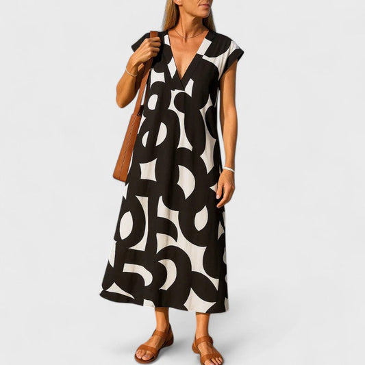 Rebel | Flowing V-Neck Dress